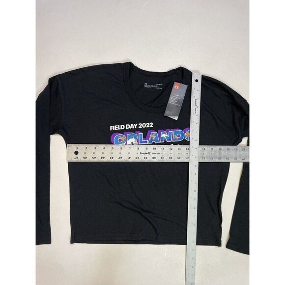 Under Armour Field Day 2022 Orlando Graphic T-shirt Women Medium Long Sleeve NWT - Picture 6 of 6